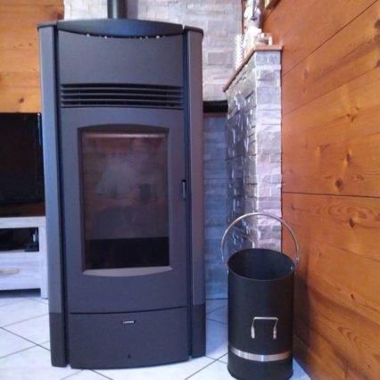 Poêle à granulés de bois avec option canalisable