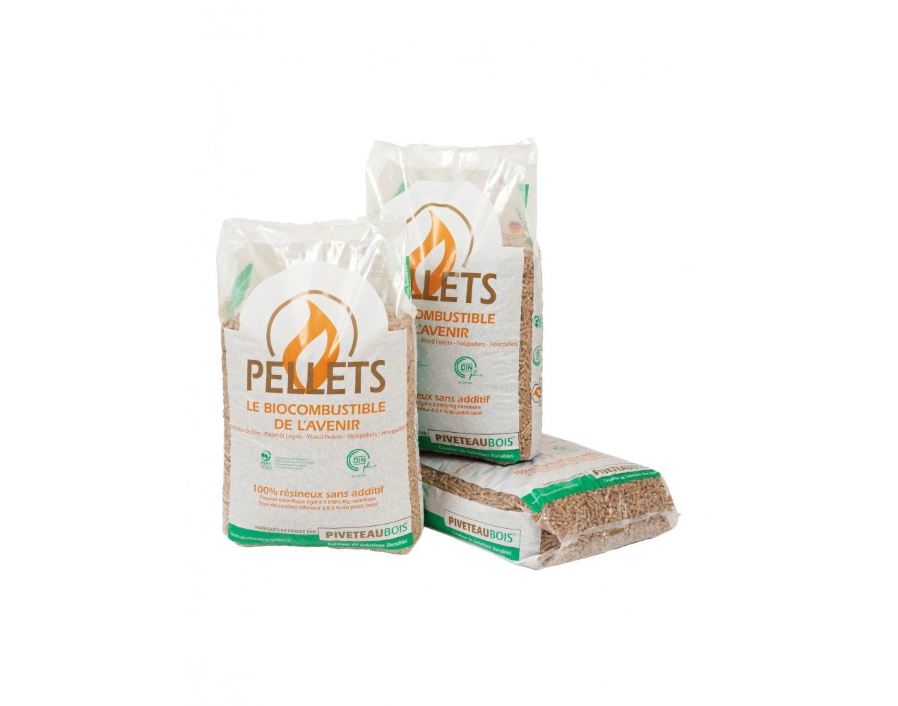 Granulés bois Piveteau – Palette de 70 sacs 15 kg – Image 2