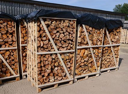 PALETTE BOIS DE CHAUFFAGE- 50/40 CM- 10 STÈRES+1 Gratuit